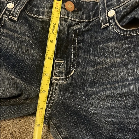Rock Republic Hurt Bootcut Jeans Sz 27 Flap Pockets w/ White Rs - Picture 9 of 9
